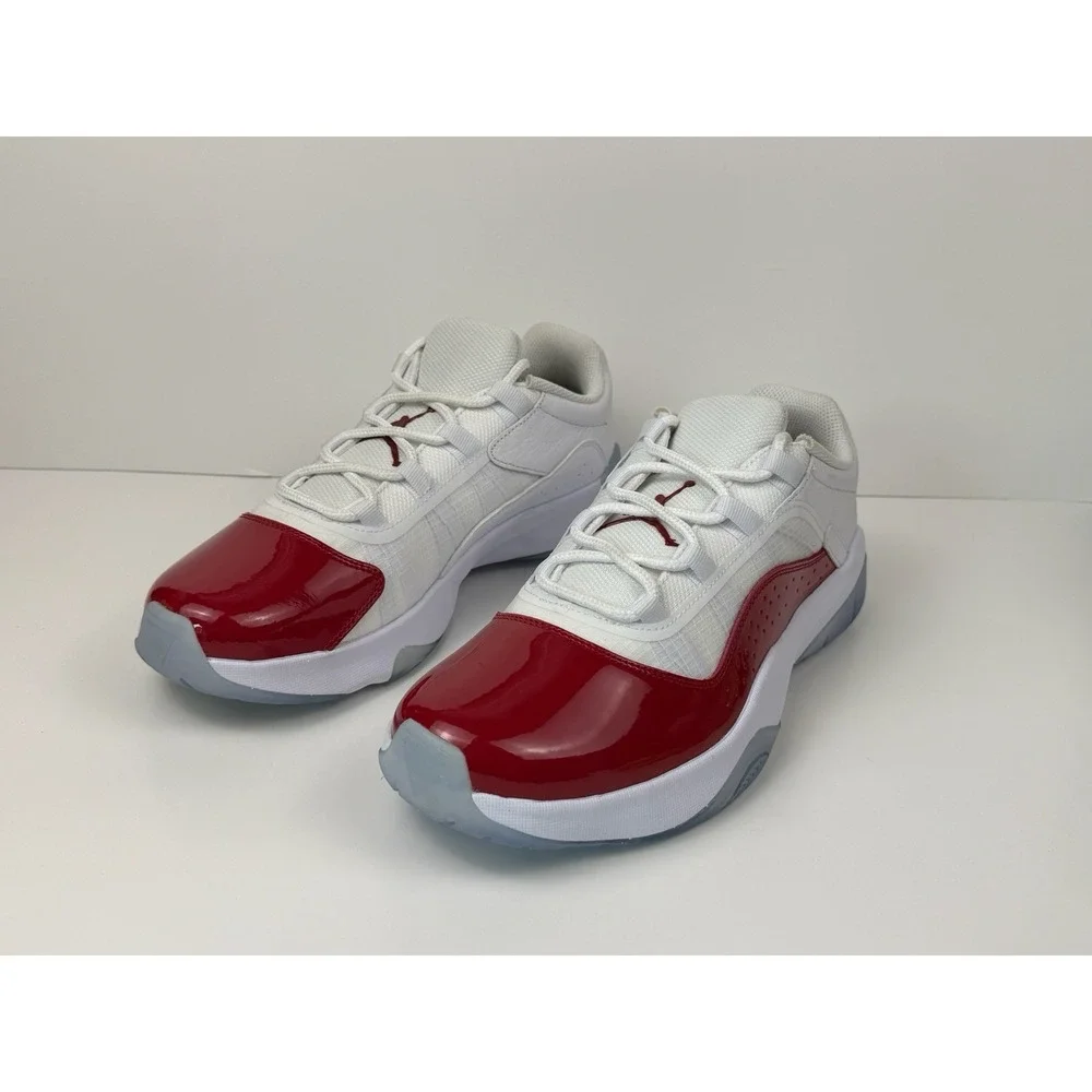 Air Jordan 11 CMFT‎ Low Sneakers Men's Size 11 White/ Gym Red-Black DN4180-116